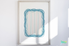 Pastel Summer Preppy Hand-Drawn Frame Product Image 2