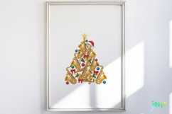 Musical Instruments Christmas Tree Clipart Product Image 2