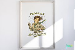 Vintage Funny Mama PNG Product Image 2