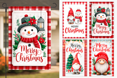 Christmas Garden Flag Bundle. Christmas Animals Garden Flag Product Image 6