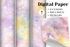 Snowflake Bokeh Sparkle Christmas Background Backdrop_6 Product Image 1