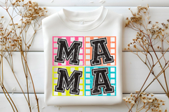 Checkered Mama PNG, Retro Mama SVG PNG Product Image 5