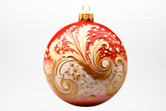 Christmas Bauble Sublimation Clipart PNG Product Image 3