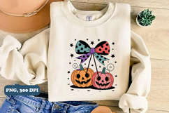 Coquette Halloween Pumpkin Cherries Png design Product Image 4