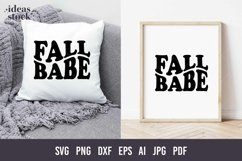 Fall Babe Svg. Funny Halloween Svg. Halloween Svg. Spooky. Product Image 4