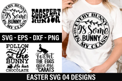 Easter SVG Design - Follow the bunny he has chocolate Product Image 1