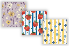 Cute Summer Background Pattern, Seamless Watercolor Fruit Product Image 4