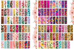 Cartoon Flowers Bookmark Huge Bundle, Floral Bookmarks Product Image 4
