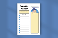 Cute To-Do List Planner Template | Digital Canva Planner Product Image 4