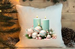 Pastel Christmas Shublimation Clipart, Pastel Christmas Clip Product Image 4