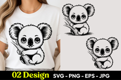 Adorable Koala SVG PNG Product Image 1