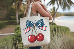 America Cherries USA 4th of July PNG Sublimation Design Product Image 1
