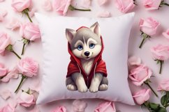 Cute Valentine Dog Clipart, Valentines Day Dog Clipart Product Image 4