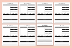 Tarot Reading Journal Canva Templates Product Image 4