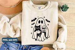 Pumpkin Spice Ghost PNG Sublimation Design Product Image 4
