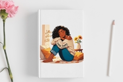 Autumn woman melanin png design for T-shirts Product Image 2