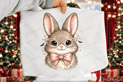 Retro Easter Bunny Sublimation Design, Retro Easter Bunny Product Image 4