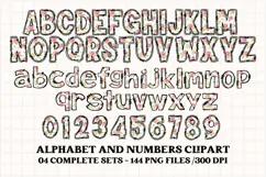Mother's Day Alphabet clipart, mother’s day letters doodle Product Image 4