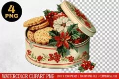Christmas Ornament Box Clipart PNG | Christmas Sublimation Product Image 1