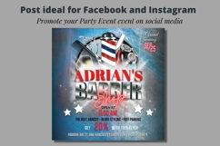BARBER SHOP FLYER Templates Bundle, social media flyer Product Image 4