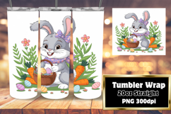 Custom 20oz Tumbler Design , Easter Bunny Product Image 1