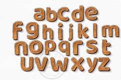 Gingerbread Christmas Alphabet Clipart Product Image 4