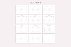 2030 Monthly Planner Landscape, Printable, A4/Letter Size Product Image 4
