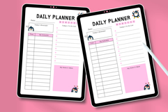 Cute Aesthetic Daily Planner Template Editable Canva Planner Product Image 4