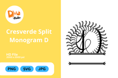 Cresverde Split Monogram Product Image 1