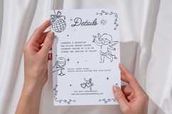 Hand Drawn Whimsical Wedding Clipart Product Image 4