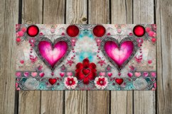 Vintage Hearts | Valentine Sublimation Mug design PL Product Image 4