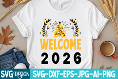 Welcome 2026 SVG Design,Welcome 2026 SVG Design,New Year svg Product Image 2