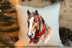Christmas Horses Clipart, Christmas Horses Clipart Product Image 4