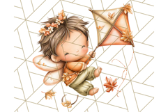 Fall Fairy Clipart PNG, Autumn Fairy People With Wings Product Image 4
