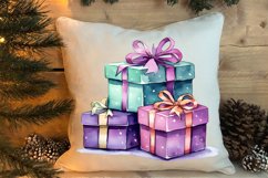 Beautiful Christmas Watercolor Clipart, Beautiful Christmas Product Image 4