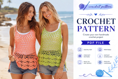 Floral Crochet Cami Pattern PDF Product Image 2