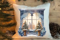Christmas Window Sublimation Clipart, Christmas Window Product Image 4