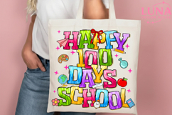 Happy 100 Days of School Png, 100 Days of School Png Product Image 4