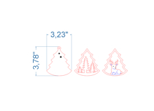 Deer Christmas Tree Toy SVG laser cut file for Glowforge Product Image 4