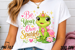 Be Your Own Sparkle PNG, Frog Princess Product Image 4