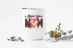 I love You mom PNG Sublimation Design, Sublimation Png Files Product Image 2