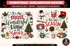 Christmas PNG | Tis The Season PNG | Most Wonderful Time PNG Product Image 1