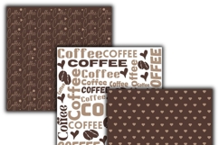 coffee digital papers, Coffee pattern, Coffee printables. Product Image 3