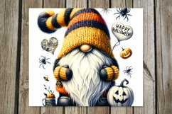 Halloween Gnome | 8 Skinny tumbler sublimation designs Product Image 4