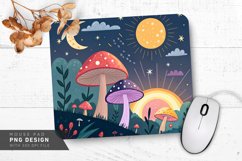 Magical Cosmic Landscape Mouse Pad PNG Design Product Image 1