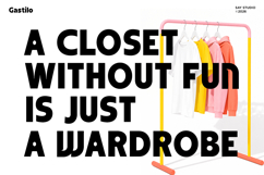 Gastilo - Bold Chunky Sans Font Product Image 4