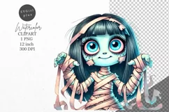 Halloween clipart, Mummy clipart, Autumn clipart Product Image 1