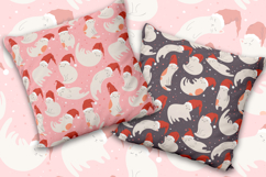 Seamless Christmas Cats Digital Paper, Cute Pattern Design Product Image 4