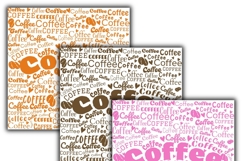 coffee digital papers, Coffee pattern, Coffee background Product Image 3