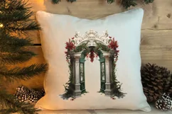 Christmas Castle Clipart Sublimation, Christmas PNG Product Image 4